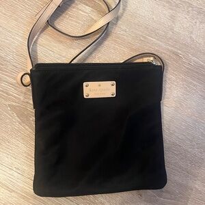 Kate Spade Black Nylon Crossbody Bag